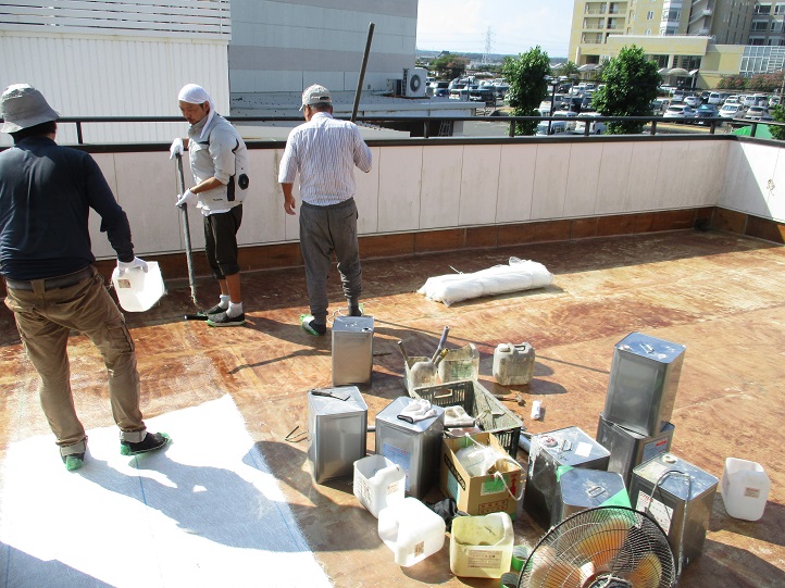 O様邸防水工事完了 写真