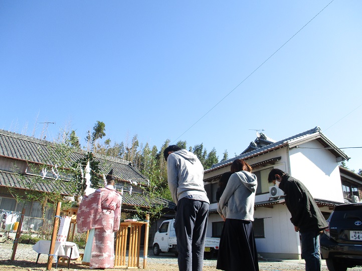 田原市M様邸地鎮祭 写真