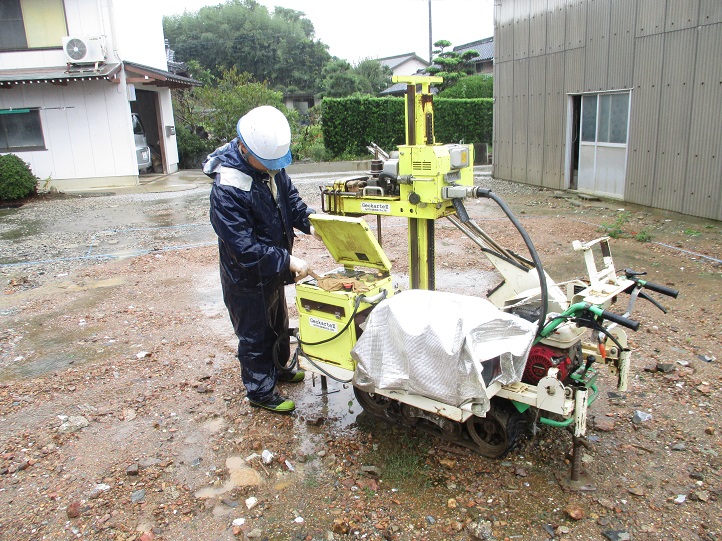 M様邸地盤調査 写真