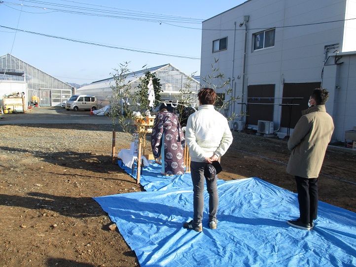 豊川市T様邸地鎮祭 写真