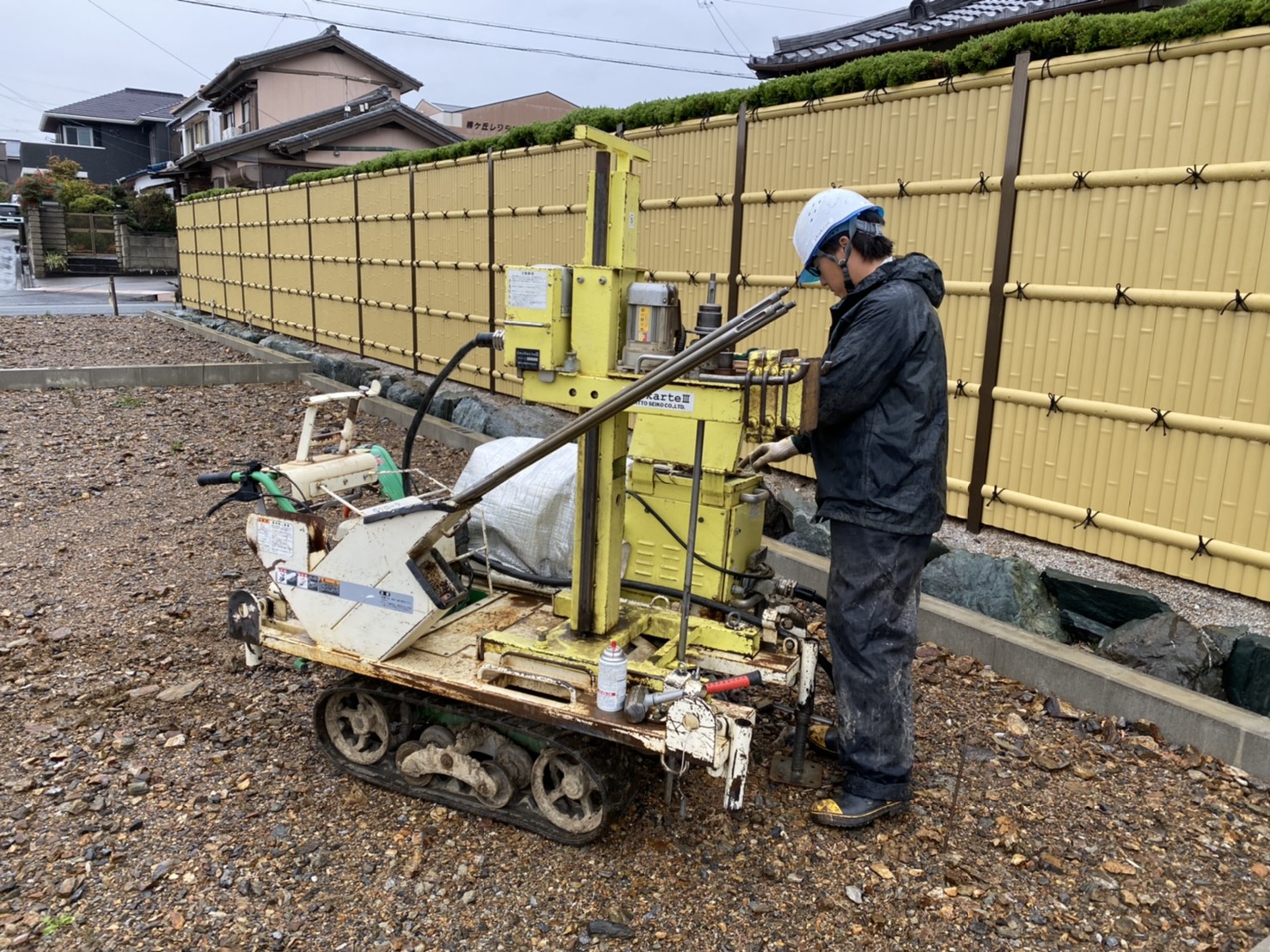 田原市K様邸地盤調査 写真