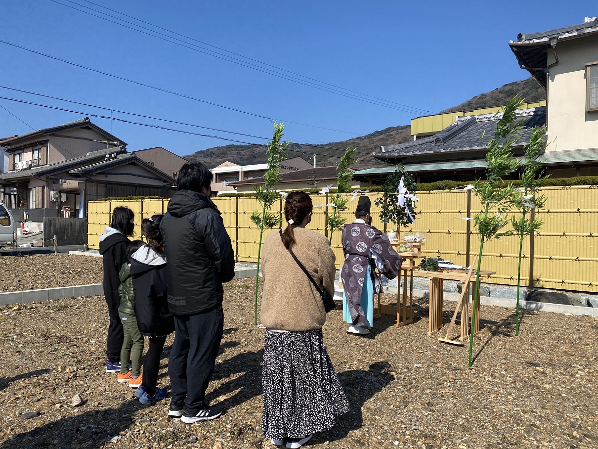 田原市k様邸地鎮祭 大羽建設の現場日記をご案内します 大羽建設 田原 豊橋で大工と建てる木の家 新築注文住宅