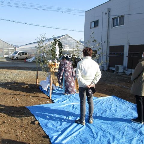 豊川市T様邸地鎮祭 写真