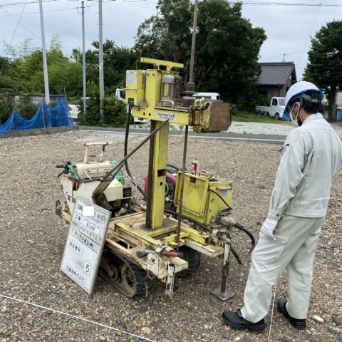 田原市K様邸地盤調査 写真